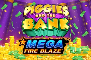 Playtech : Mega Fire Blaze: Piggies and the Bank™ PPJP - SIGAMEN137